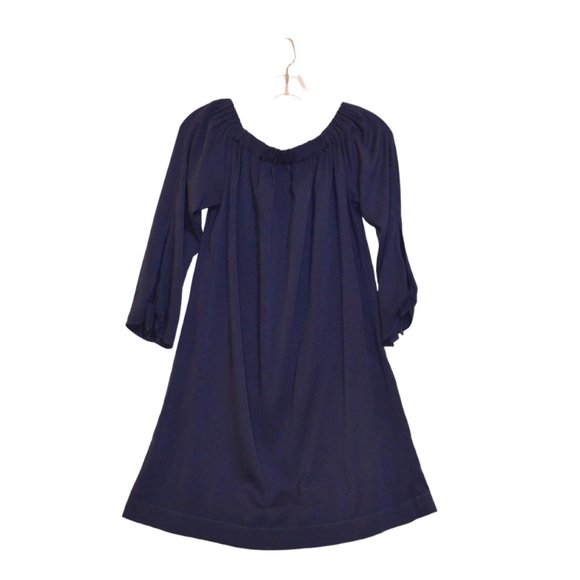 Michael Stars Open Shoulders Flare Mini Dress 3/4 Sleeves with Slits on Ties S - Picture 1 of 7